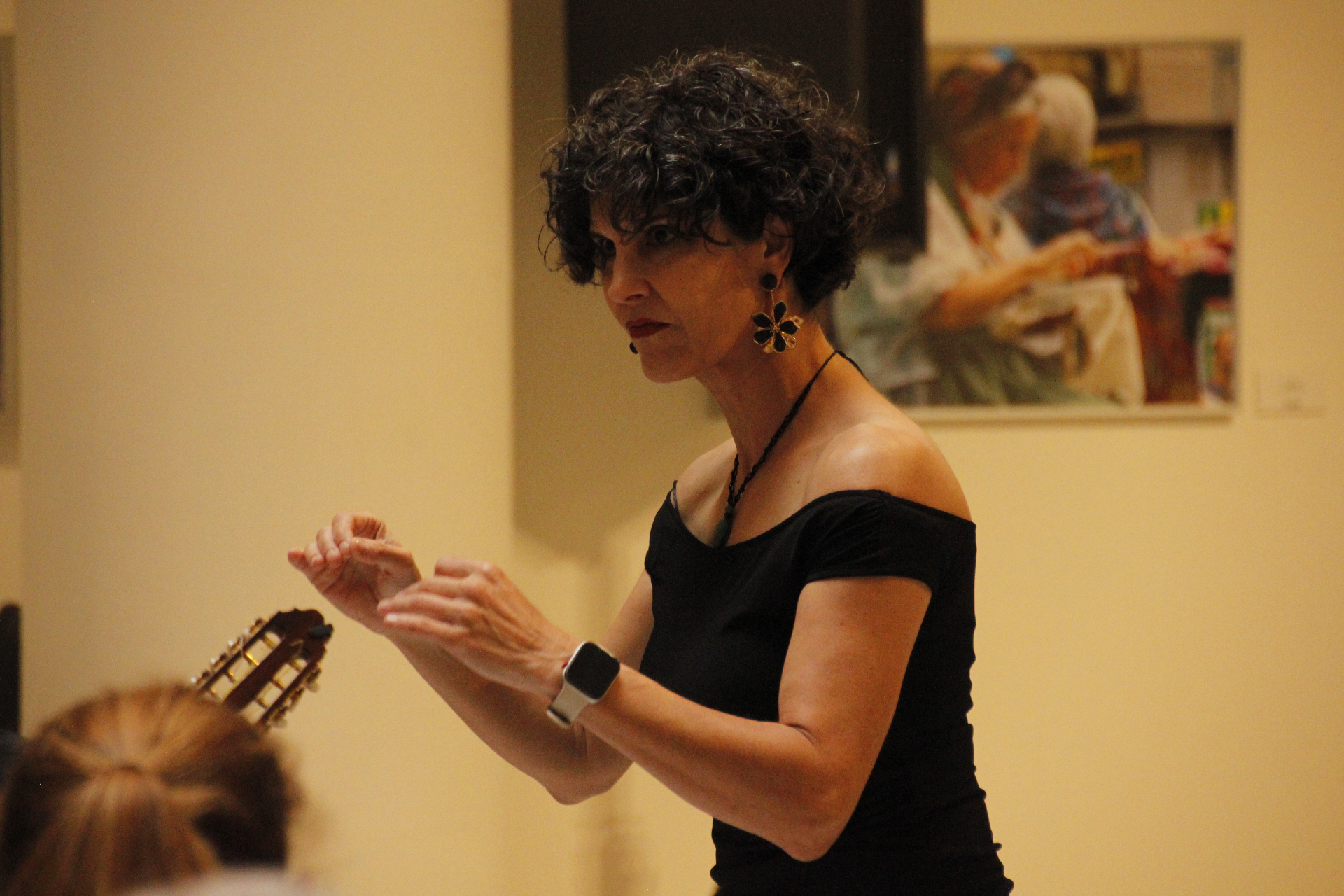 Gràcia Valdeolivas Novella, directora de la Orquesta Laudística Daniel Fortea